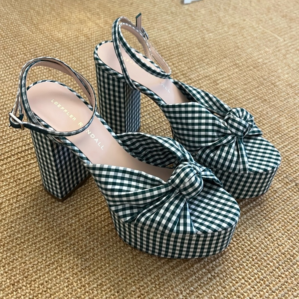 Loeffler Randall Roz Gingham Pumps Size 5.5 Never Worn